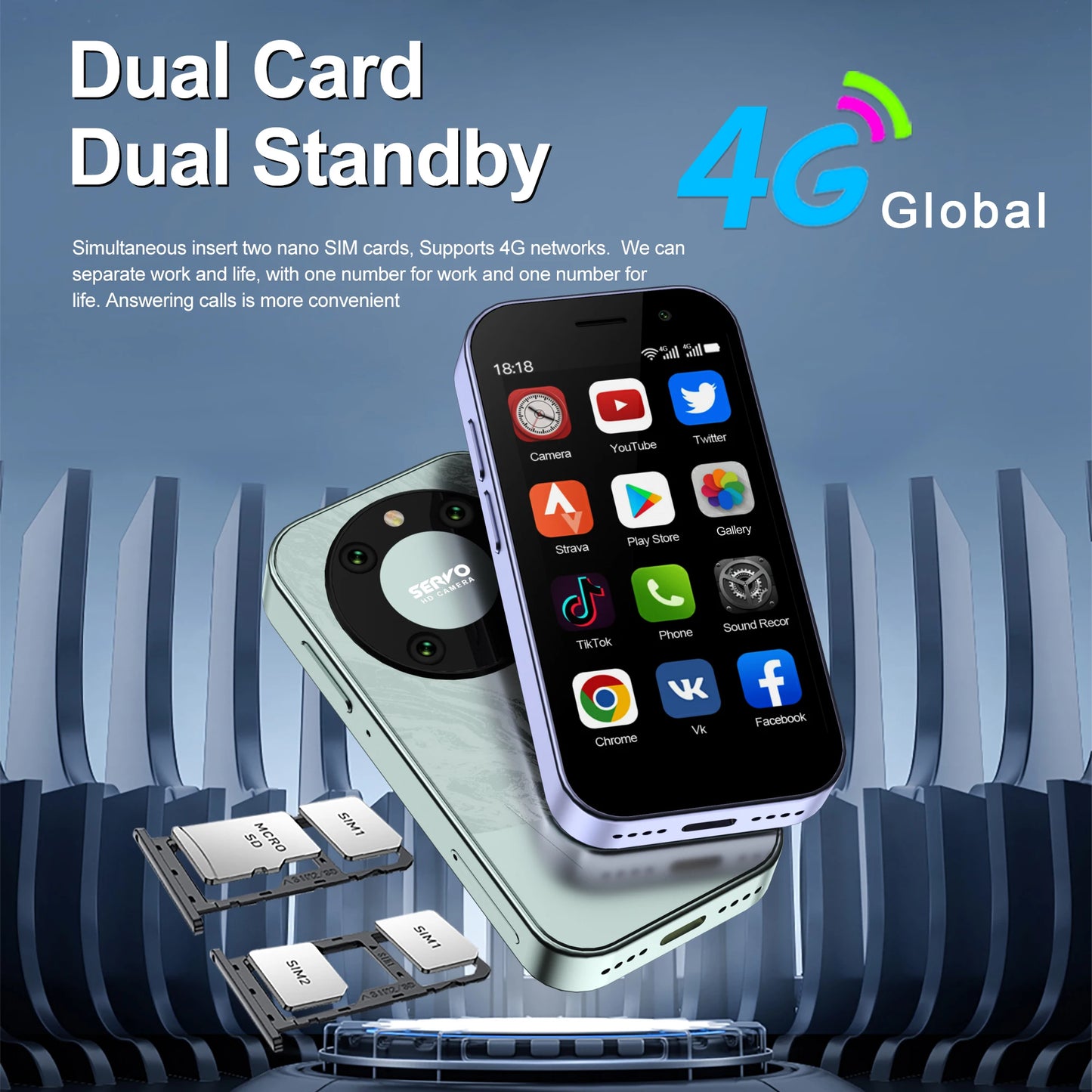 Smartphone SERVO KING 9000
