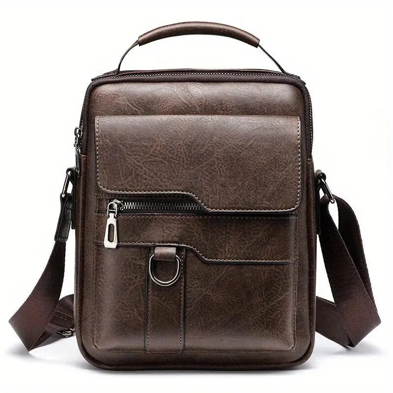Sac à Bandoulière pour Hommes en Cuir PU