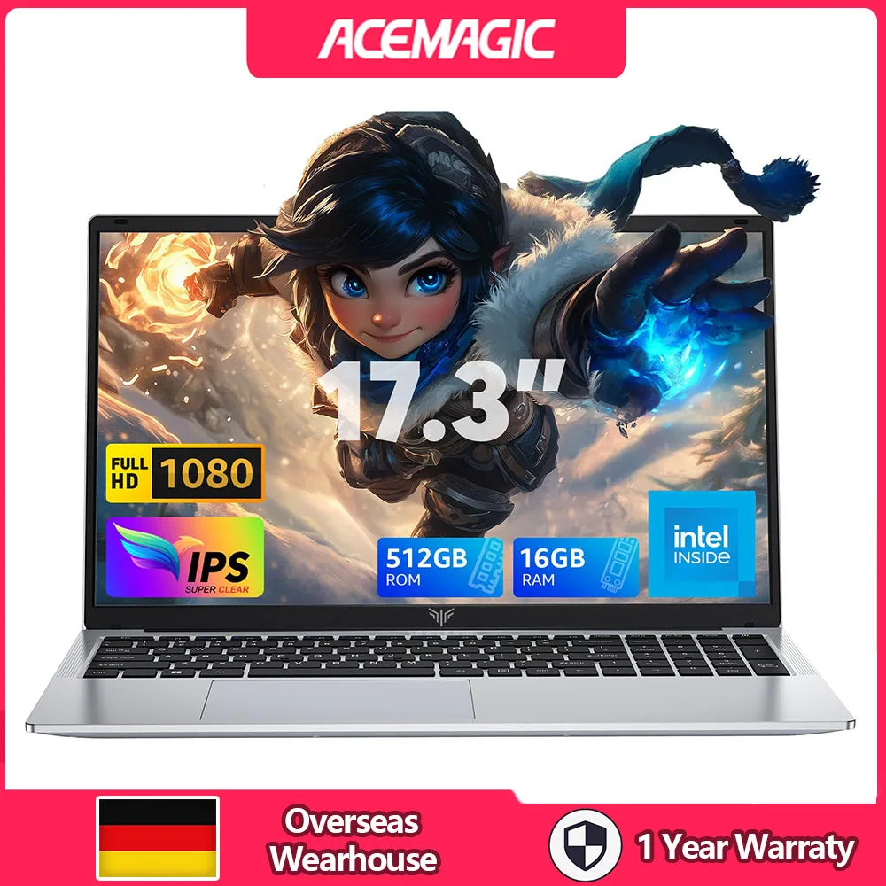 Ordinateur Portable ACEMAGIC 17.3