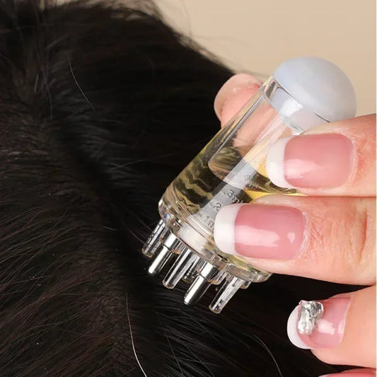 Applicateur de Cuir Chevelu et Peigne Liquide