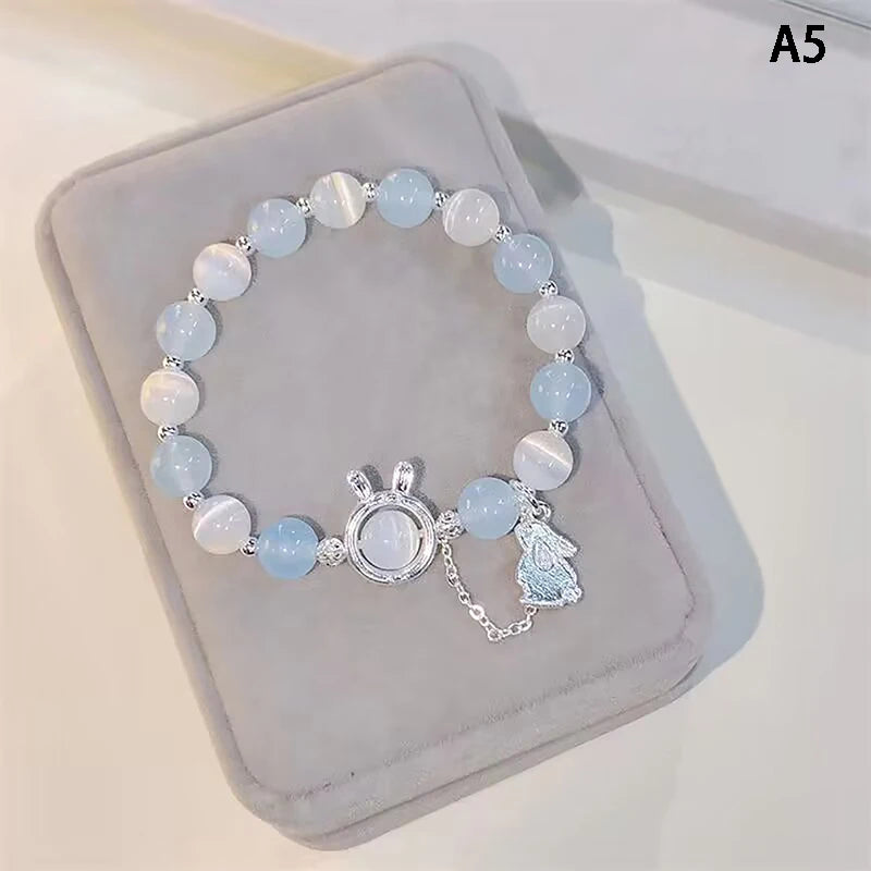 Bracelet Original en Opale Bleu de Mer