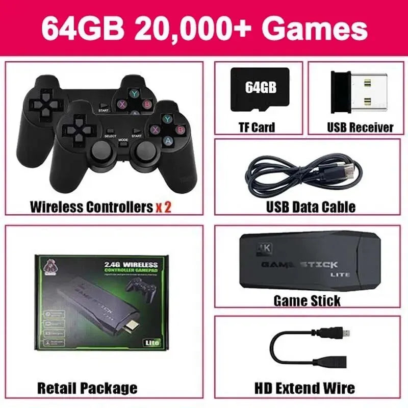 Console de jeu vidéo avec 20 000 jeux intégrés