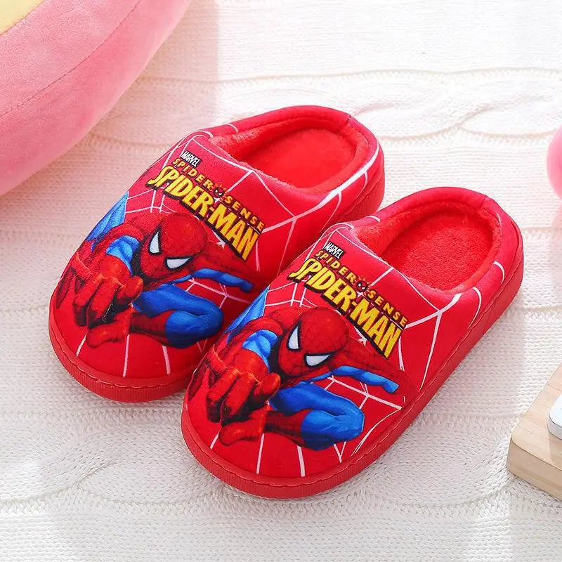 Pantoufles en coton Spider-Man pour enfants