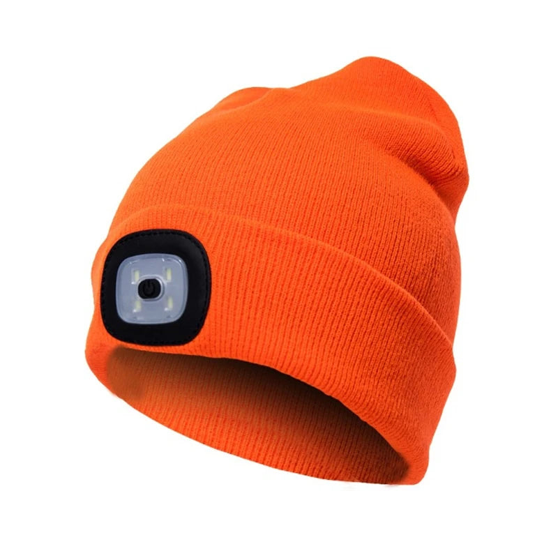 Bonnets Tricotés avec Éclairage LED