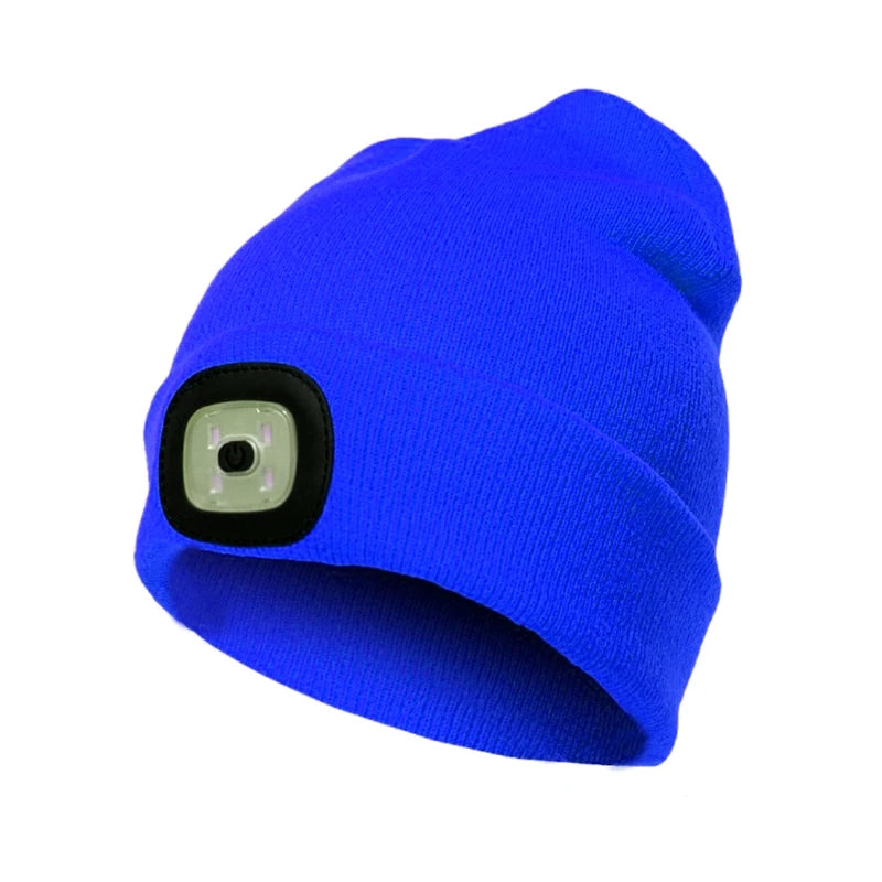 Bonnets Tricotés avec Éclairage LED