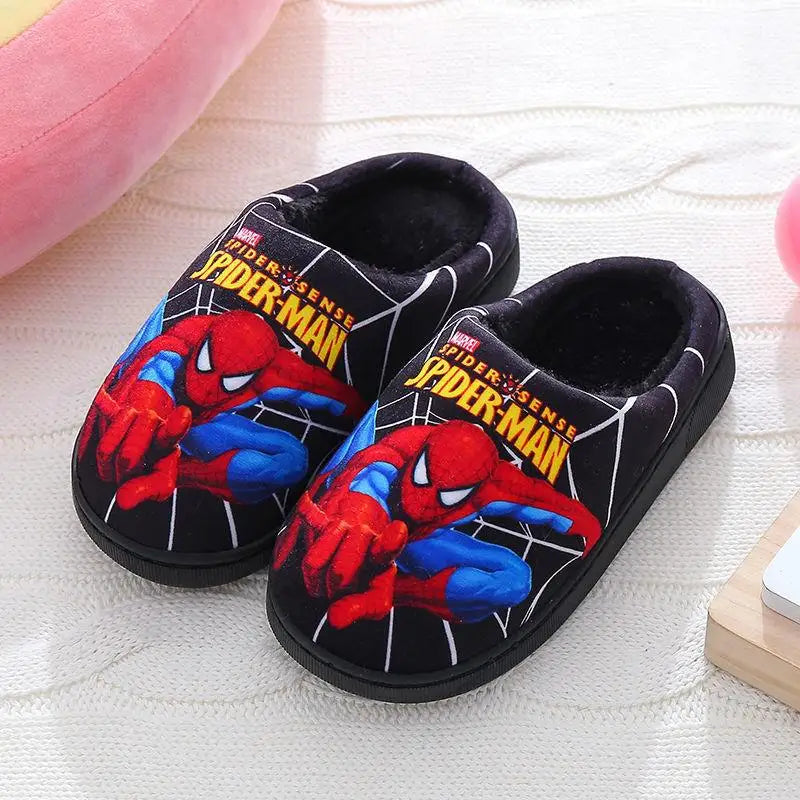 Pantoufles en coton Spider-Man pour enfants