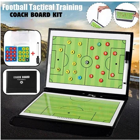 Planche Tactique Magnétique Pliable pour Entraîneurs de Football