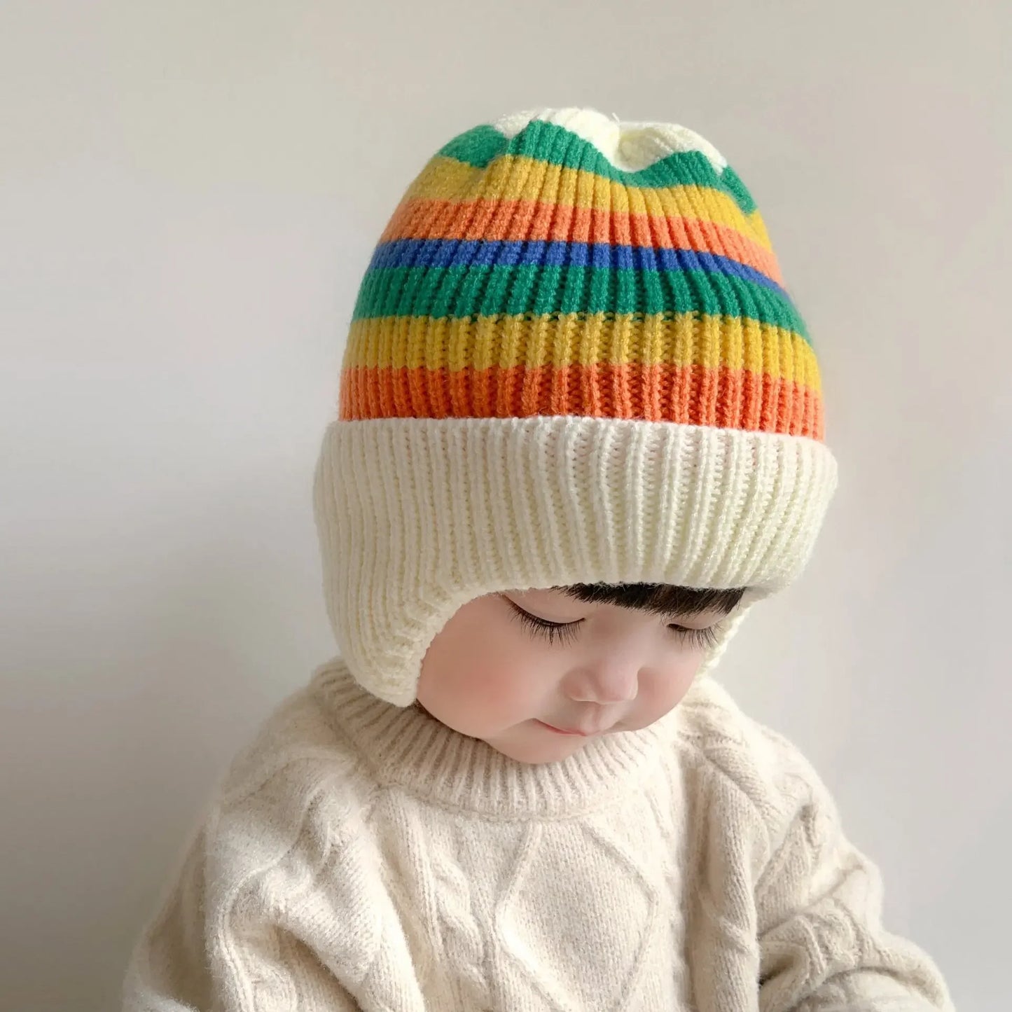 Chapeau en laine pour bébé