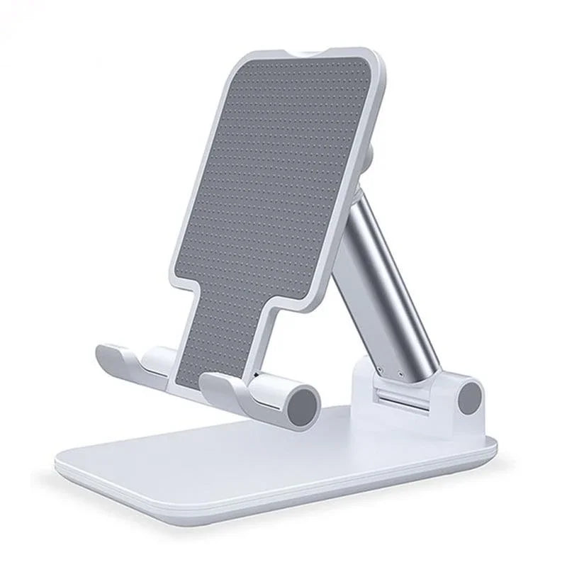 Support de Bureau Pliable en Métal pour Téléphone et Tablette