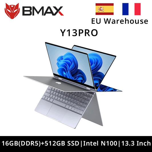 Laptop BMAX 13.3" - Performances et Mobilité Exceptionnelles