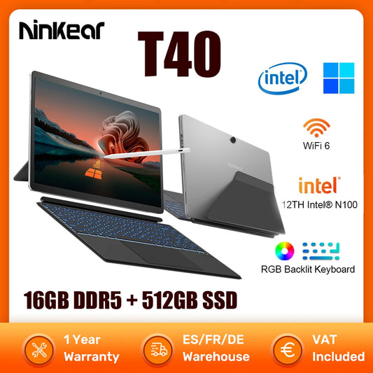 Ordinateur Portable Ninkear T40 14" – Polyvalence et Performance au Quotidien