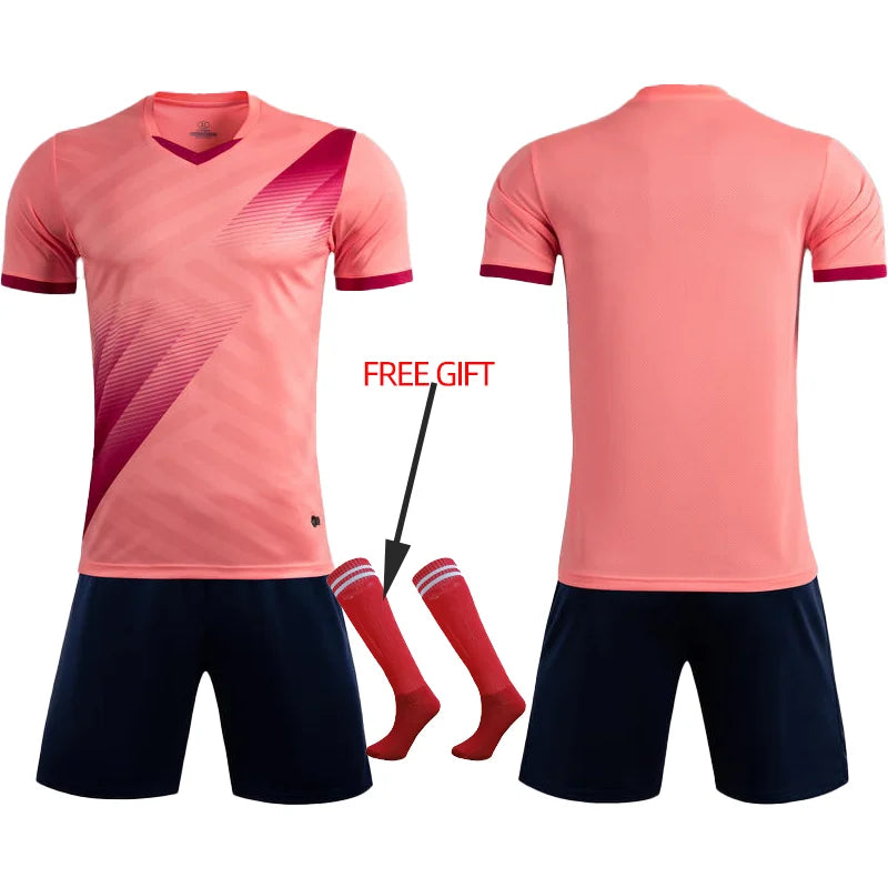 Maillot de Football Personnalisé - Kit Complet pour Adultes et Enfants