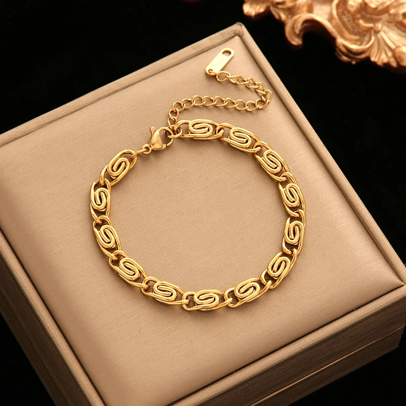 Ensemble de Bijoux EILIECK 316L en Acier Inoxydable