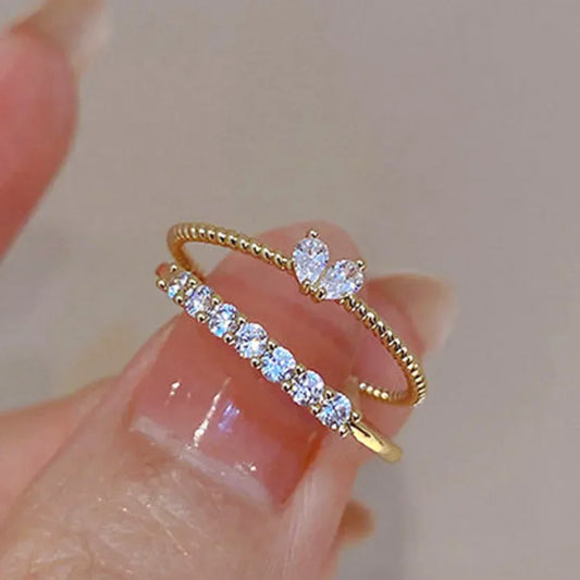 Bagues de Luxe en Zircone Cubique pour Femmes