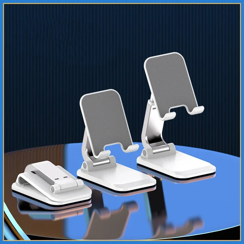 Support de Bureau Pliable en Métal pour Téléphone et Tablette