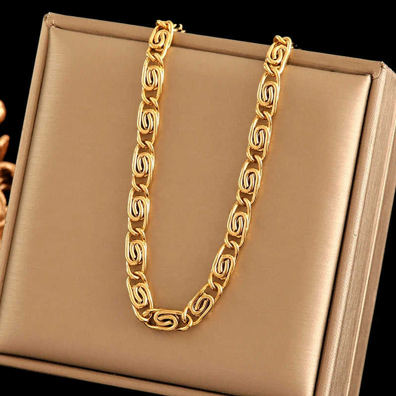 Ensemble de Bijoux EILIECK 316L en Acier Inoxydable