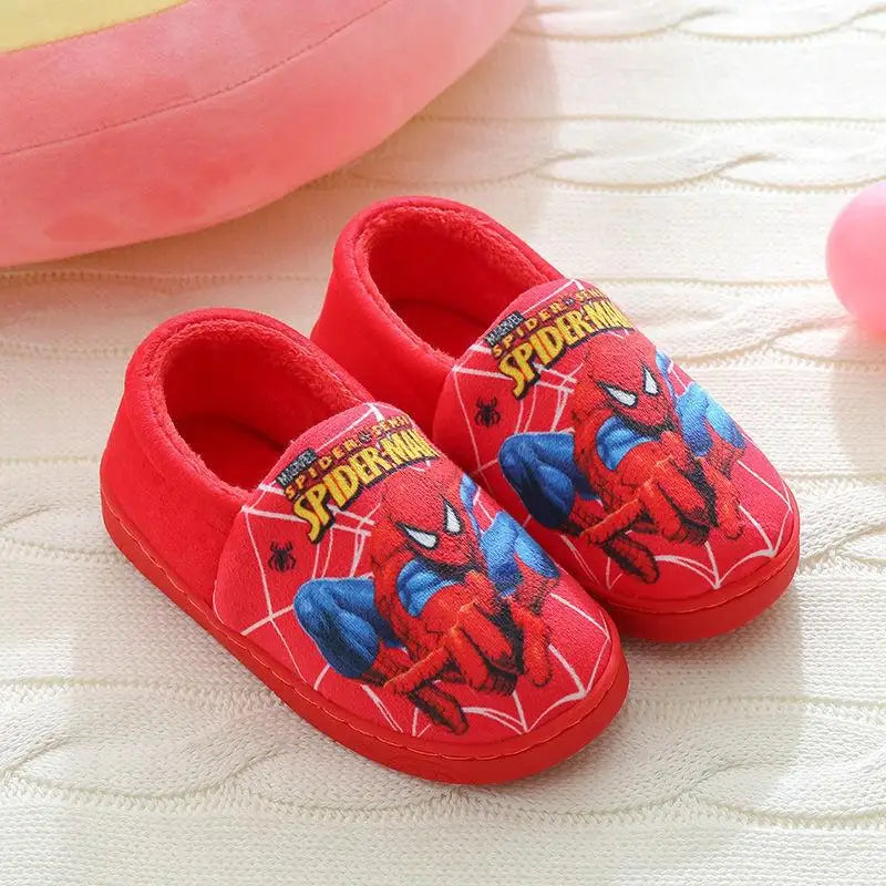 Pantoufles en coton Spider-Man pour enfants