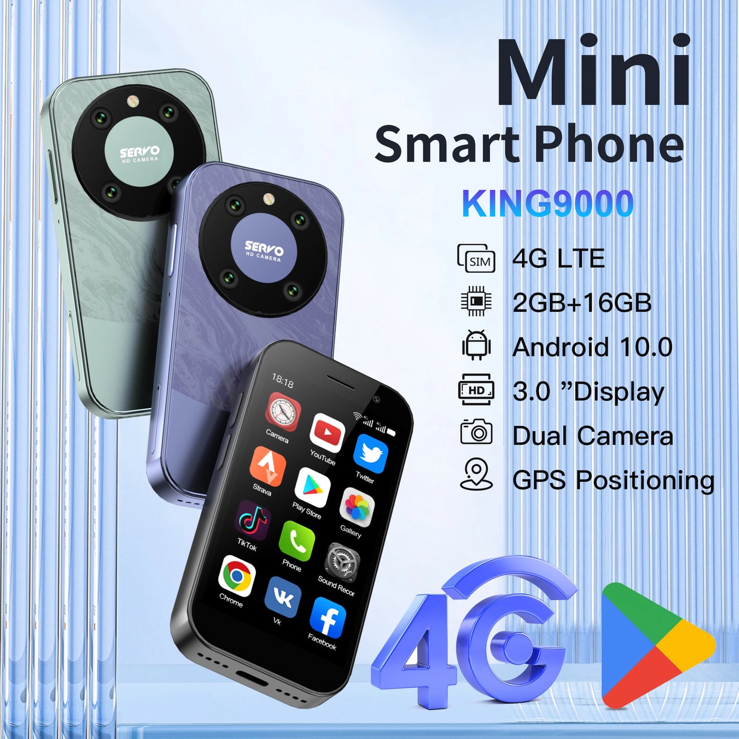 Smartphone SERVO KING 9000