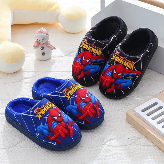 Pantoufles en coton Spider-Man pour enfants