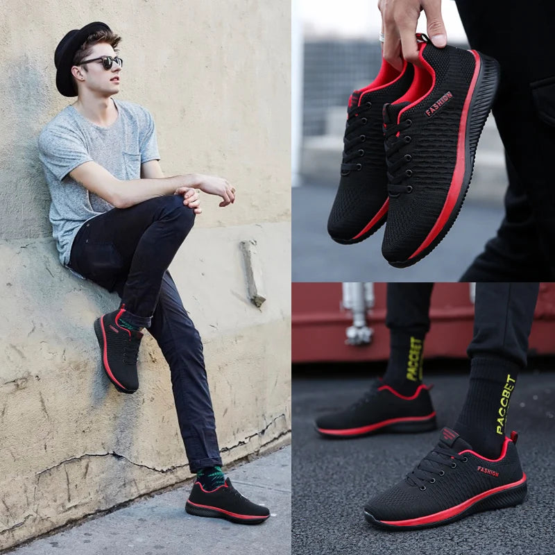 Sneakers PARUSM - Chaussures Homme Running et Walking Knit