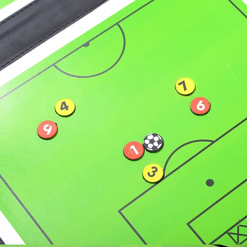 Planche Tactique Magnétique Pliable pour Entraîneurs de Football