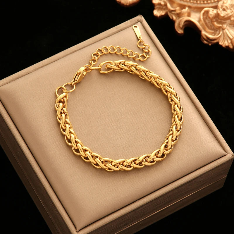 Ensemble de Bijoux EILIECK 316L en Acier Inoxydable