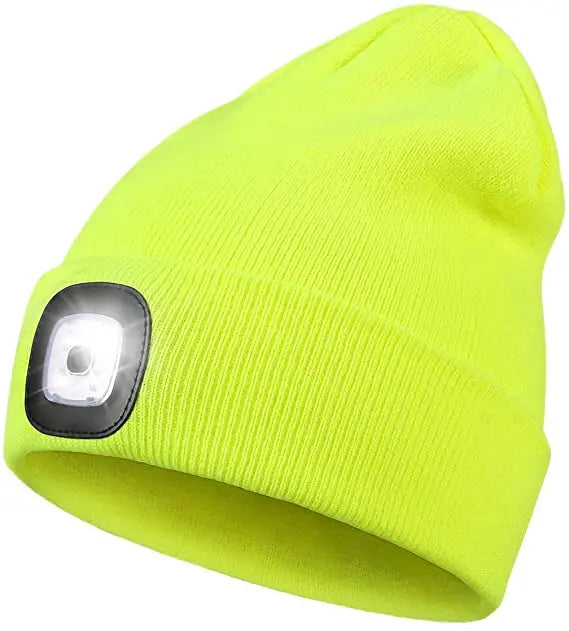 Bonnets Tricotés avec Éclairage LED