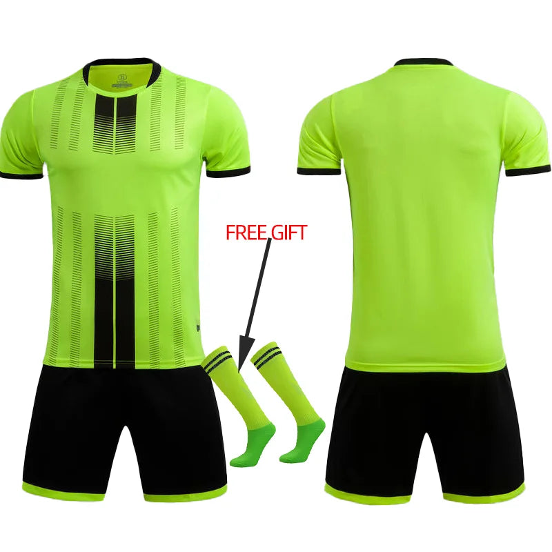 Maillot de Football Personnalisé - Kit Complet pour Adultes et Enfants