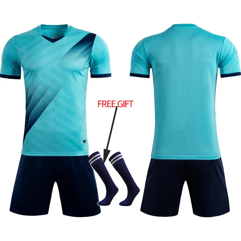 Maillot de Football Personnalisé - Kit Complet pour Adultes et Enfants