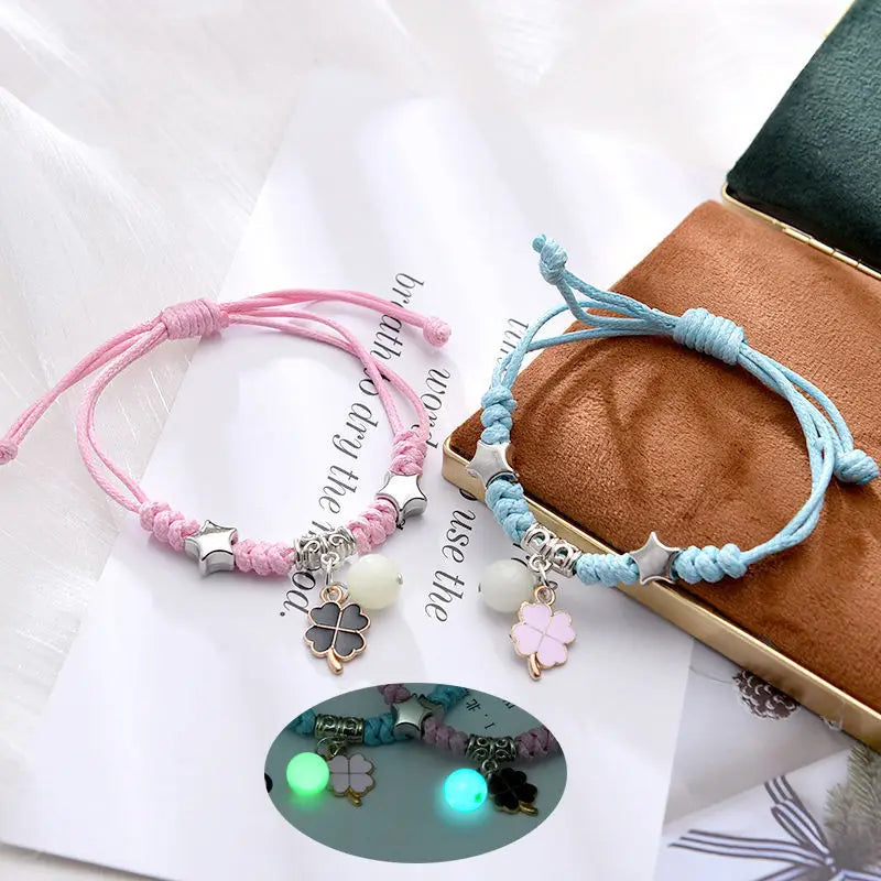 Bracelets Lumineux en Perles pour Couples