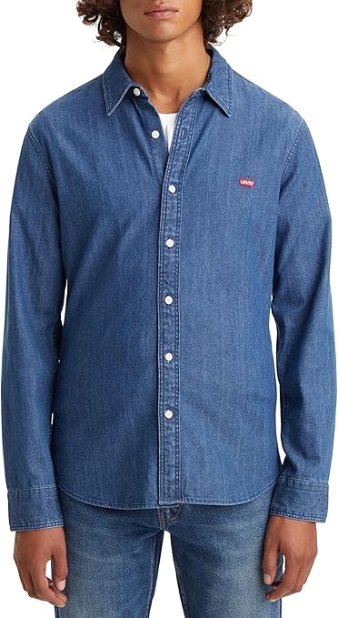 Levi's Long-Sleeve Battery Housemark Slim – Chemise Homme