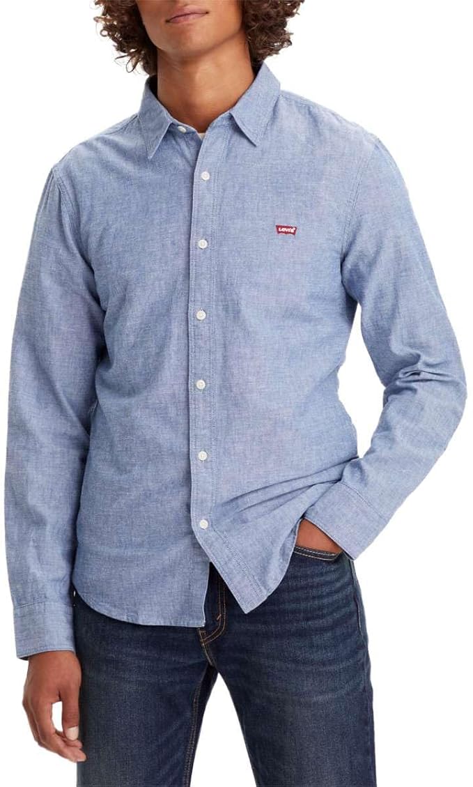 Levi's Long-Sleeve Battery Housemark Slim – Chemise Homme