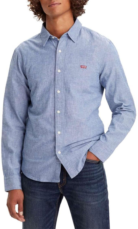 Levi's Long-Sleeve Battery Housemark Slim – Chemise Homme