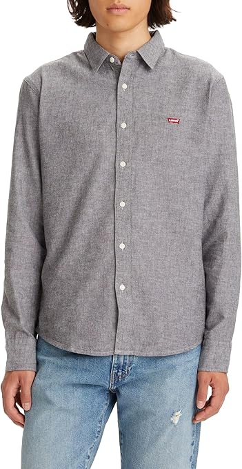 Levi's Long-Sleeve Battery Housemark Slim – Chemise Homme