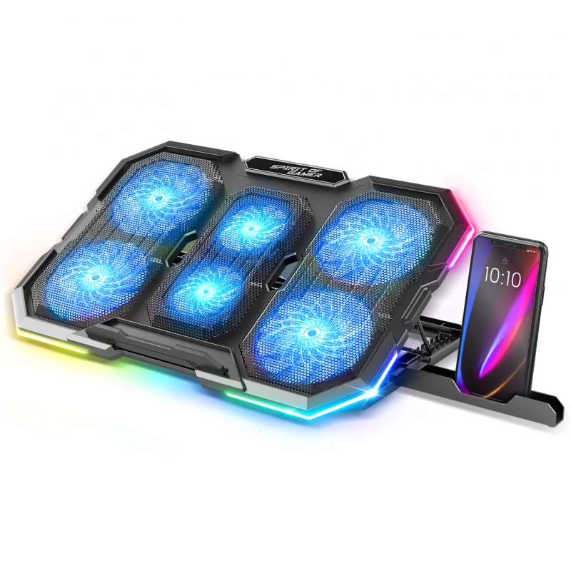 Spirit Of Gamer - Airblade 700 - Support ventilé RGB pour PC portable